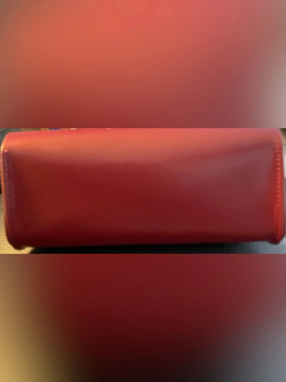 Gucci Embossed burgundy Sunglasses Case